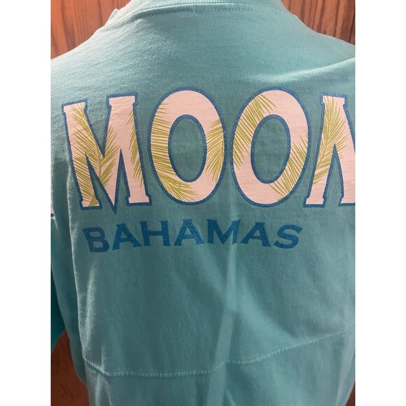 Vtg Spirit Jersey Tshirt Size M Long Sleeve Half Moon Cay Bahamas Graphic Print - Picture 5 of 13